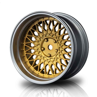 Drift Felge 501 Silbermatt-Gold Offset verstellbar (4)