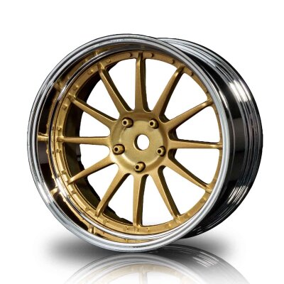 Drift Felge 21 Silber-Gold Offset verstellbar (4)