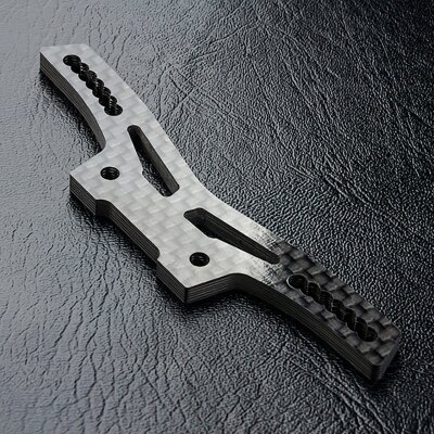 Dämpferbrücke Kohlefaser 3.5mm vorne RMX 2.0