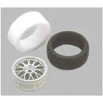 BMW M3 GTR ( TS-4N ) Bauteil der Hachette Sammelserie Ausgabe 01, Reifen-Set komplett