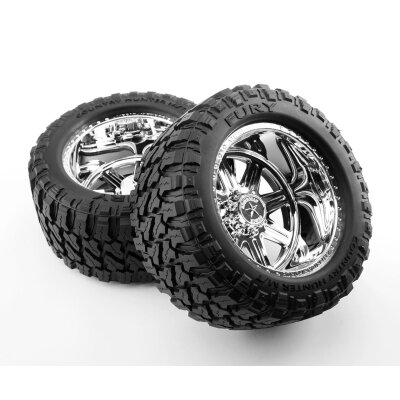 Reifen auf American Force Felge (fertig verklebt, 1 Paar)