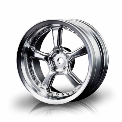 Drift Felge Kairos mattsilber (+5mm Offset) (4 Stück)