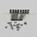 Kardangelenk Stift, Kreuzzapfen, E-Clip Set (8 Sets)
