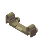 Hintere untere Schwingen Halterung Aluminium