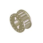 Aluminium Riemenrad 16T