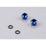 LED Halter Aluminium Blau für 5mm LED