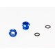LED Halter Aluminium Blau für 5mm LED