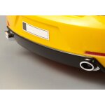 Auspuff Set Oval Chrome für LED Einbau
