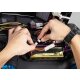 Auspuffanlage mit Dampf und LED