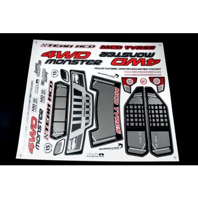 Monster Truck Decal Set