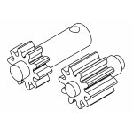 Zahnräder Set für Planeten Diff 10 Zähne V/H