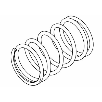 Dämpferfeder XS5 C=4,5kg/75mm