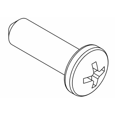 Rundkopf PH1 Schneidschraube 3x9 mm