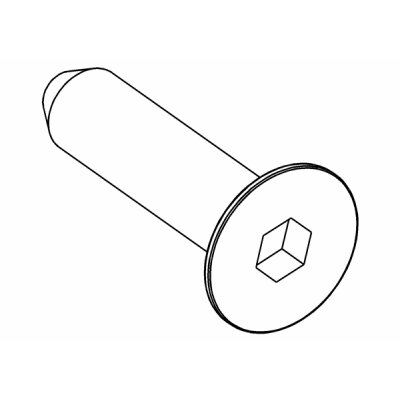 Senkkopf Innensechskantschraube M6x25 mm