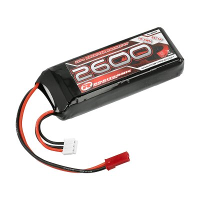 LiPo Akku 2600mAh 2S 2/3A Straight Empfängerpack (EH)