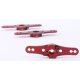 Servo Arm Alu 24Z Rot Doppelarm (1 Ebene)