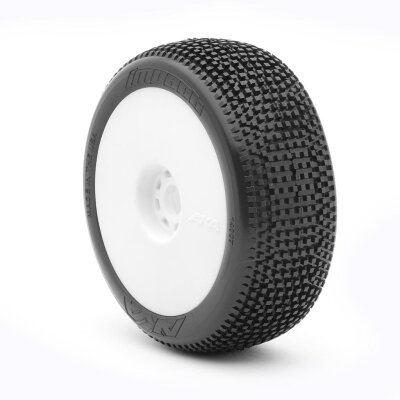 Reifen AKA Buggy 1:8 Impact Super Soft Longwear auf Evo Felgen (2)