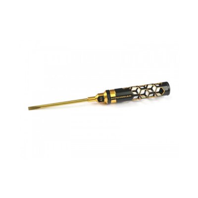 FLAT HEAD SCREWDRIVER 4.0 X 100MM BLACK GOLDEN