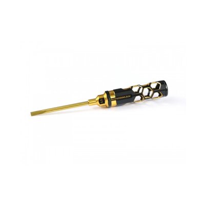 FLAT HEAD SCREWDRIVER 5.0 X 100MM BLACK GOLDEN