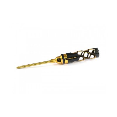 PHILLIPS SCREWDRIVER 5.0 X 100MM BLACK GOLDEN