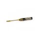 NUT DRIVER 4.5 X 100MM BLACK GOLDEN