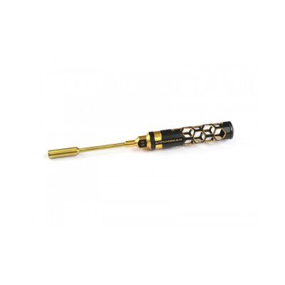 NUT DRIVER 5.5 X 100MM BLACK GOLDEN