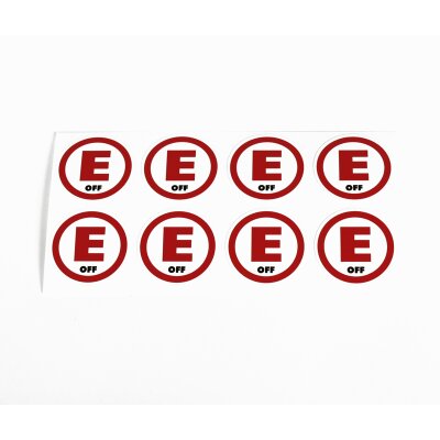 Aufkleber Engine Off