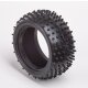 REIFEN BUGGY 1:10 BALLISTIC HINTEN SPIKE BLAU (2)