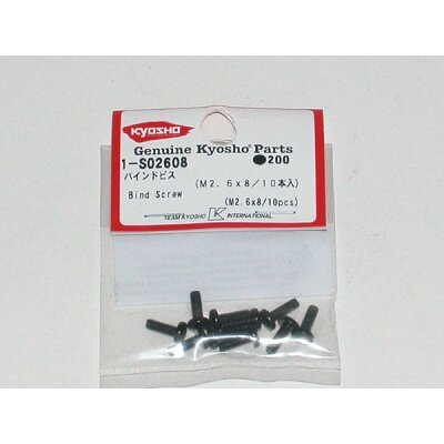 LINSENKOPFSCHRAUBEN M2,6X8 (10) - METALL