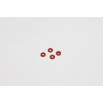 SCHEIBEN#ALU, 3X6.5X1.5MM, ROT (4)