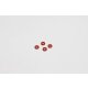 SCHEIBEN#ALU, 3X6.5X1.5MM, ROT (4)