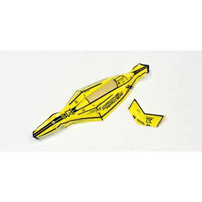 KAROSSERIE DRONE RACER ZEPHIR GELB