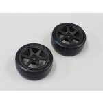 REIFEN DRIFT 6 SPEICHEN SCHWARZ 1:10 (2)