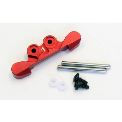 AUFHAENGUNG ALU, HINTEN, 1 GRAD, Mini-Z BUGGY (ROT)