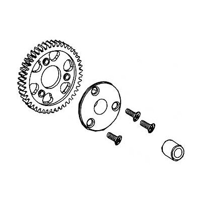 2-Gang Hauptzahnrad Set 44Z (1.Gang)