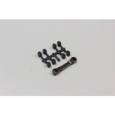 QUERLENKERAUFNAHME ALU, HINTEN, OPTION RB6-RB7 (GUN METAL)