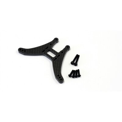 DAEMPFERBRUECKE HINTEN RB6.6 CARBON/5.0 (MID)