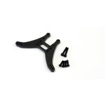 DAEMPFERBRUECKE HINTEN RB6.6 CARBON/5.0 (MID)