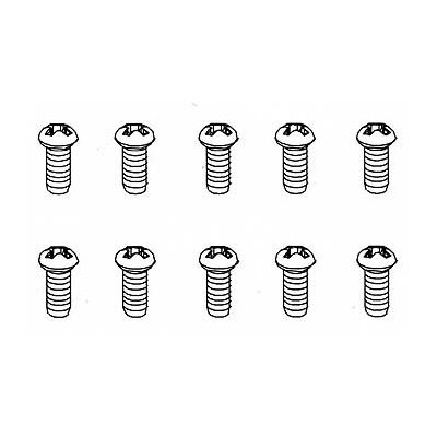 3x6mm Rundkopfschraube (10 Stk)