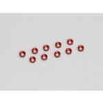 UNTERLEGSCHEIBEN M3,ALU ROT (10)