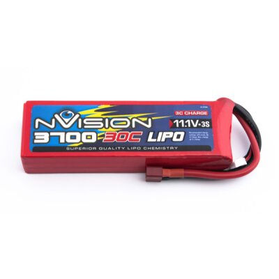 NVISION LIPO 3S 11,1V 3700 30C (135.9x42.5x22.1/291g) -DEANS