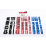 STICKERS TEAM ORION 2014 (3) ROT-BLAU-SCHWARZ