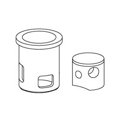 Kolben für 2,5ccm & Buchse