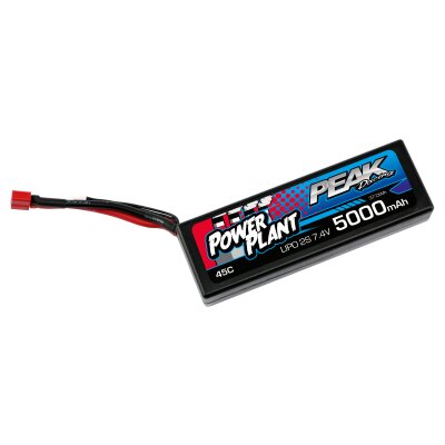 POWER PLANT PEAK LIPO 2S-7.4V-5000-45C-DEANS 12AWG