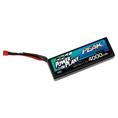 POWER PLANT PEAK LIPO 3S-11.1V-4000-45C-DEANS 12AWG