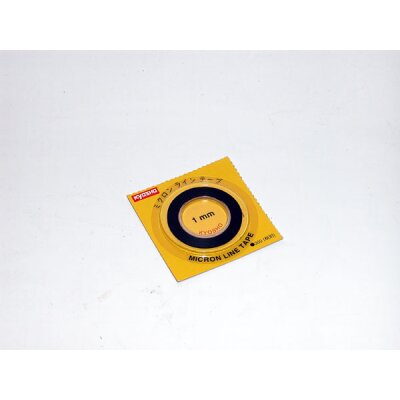 ZIERSTREIFEN 1,0MMX5M - SCHWARZ