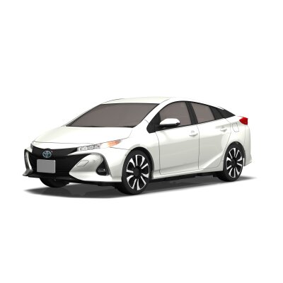 Mini-Z FWD TOYOTA PRIUS PHV WHITE PEARL CRYSTAL SHINE (MA-03F/KT531P)