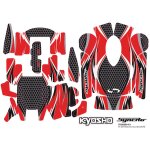 KOMPLETTES DEKOR FUER SENDER KT-200/201 - ROT