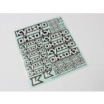 DEKORBOGEN - KYOSHO LOGO (235x210mm)