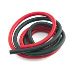 SILIKONKABEL SCHWARZ+ROT 10AWG